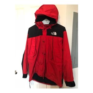 Red Waterproof The North Face Jacket Men's Large
